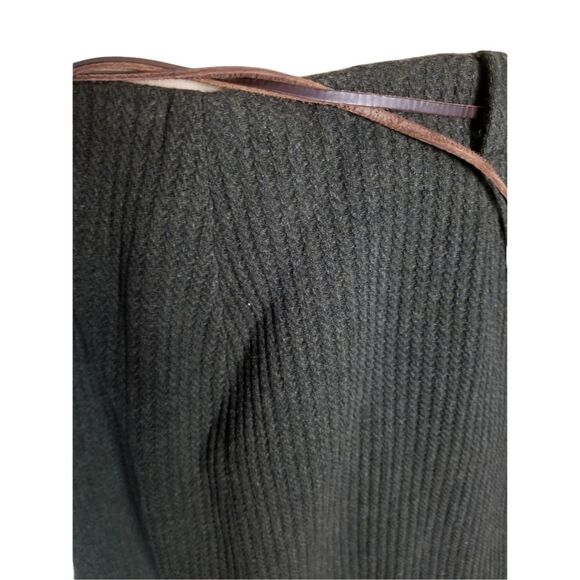 Lea Rome Wool Blend Skirt Suit Made in France Dark Green Size 42 - Picture 3 of 4